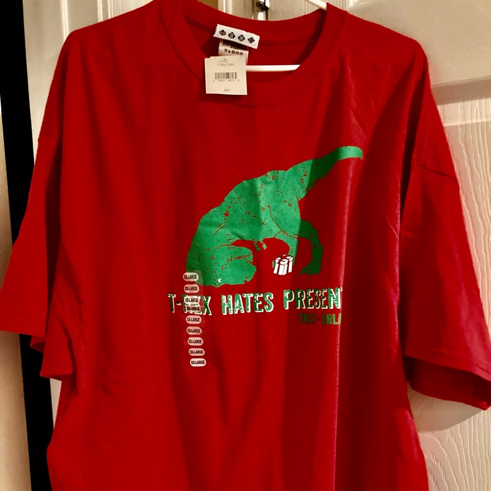 T-Rex at Disney Springs Red T-Shirt Size (Mens) XXL New With Tags